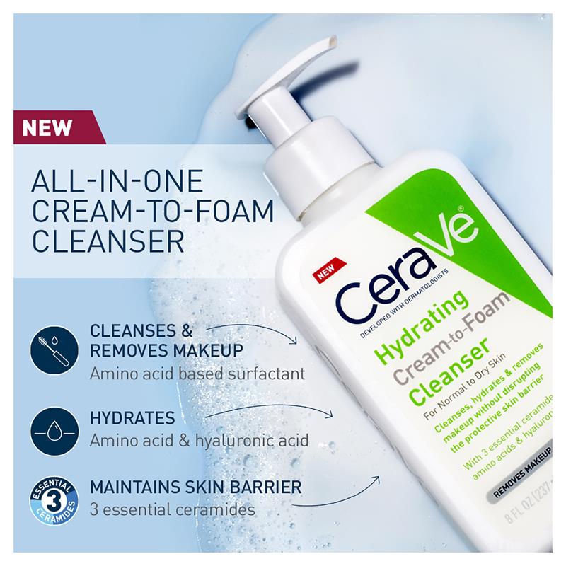 Dr.Skin Care | cerave cream-to-foam cleancer 236ml